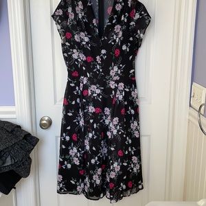 Hell Bunny Vixen floral rockabilly 50s dress